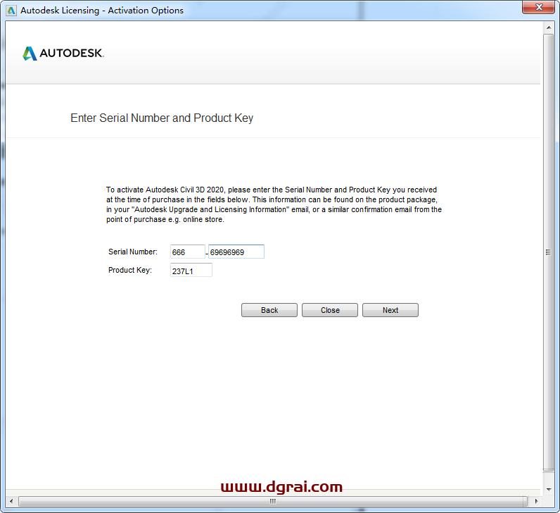 Autodesk Civil 3D 2020安装教程