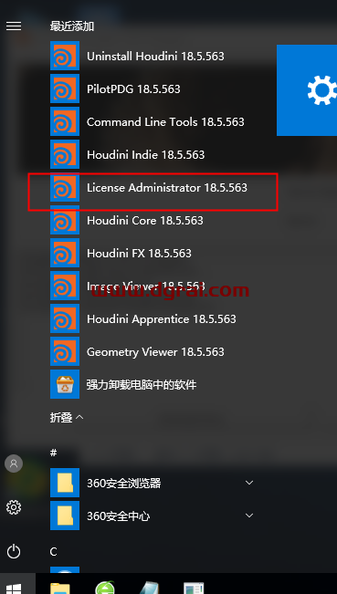 Houdini 18.5安装教程