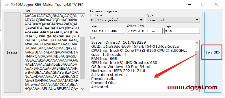 Pix4Dmapper4.4.12安装教程