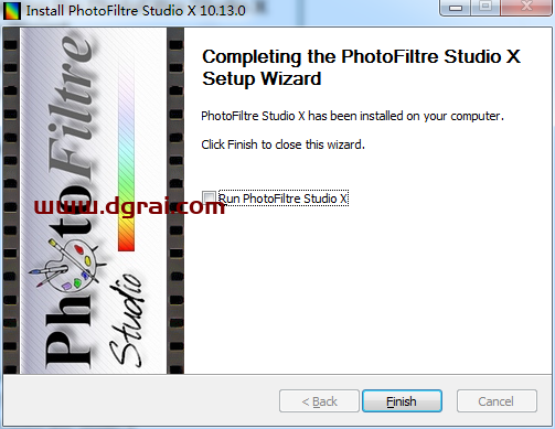 Photofiltre studio v10.13.0安装教程