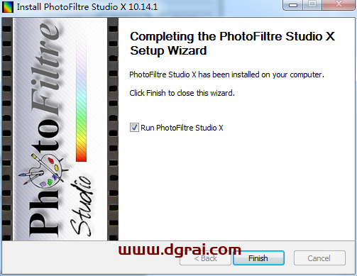 Photofiltre studio v10.14.1安装教程