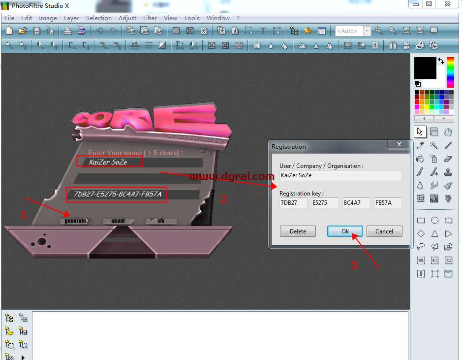 Photofiltre studio v10.14.1安装教程