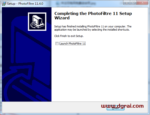 Photofiltre studio v11.4.0安装教程