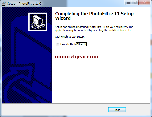Photofiltre studio v11安装教程