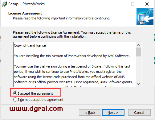 AMS Software PhotoWorks v10.0安装教程