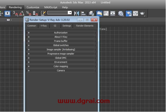 VRay3.2 for 3dmax2013英文版安装教程
