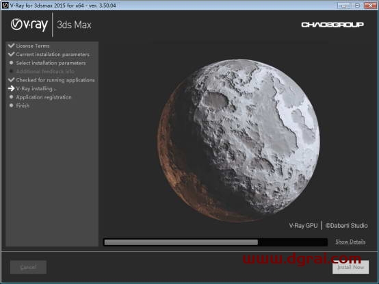 VRay3.5 for 3dmax2015英文版安装教程
