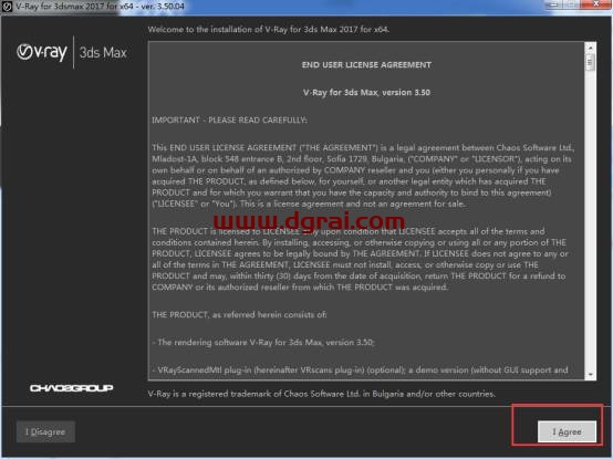 vray3.5 for 3dmax2017中文(英文)版安装教程