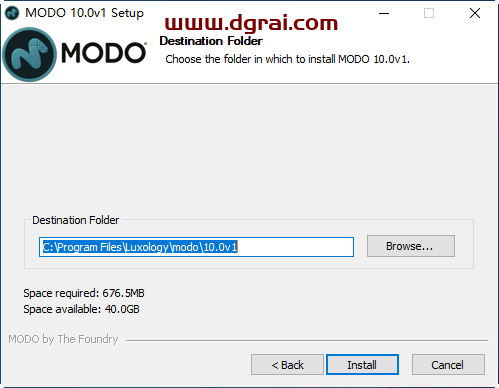 The Foundry Modo 10安装教程
