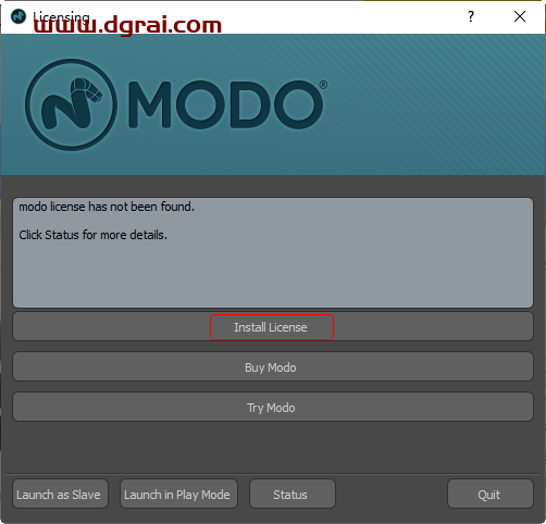 The Foundry Modo 10安装教程