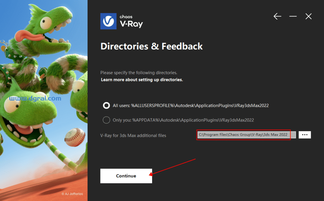 VRay6.0 for 3Dmax 2022汉化版安装教程