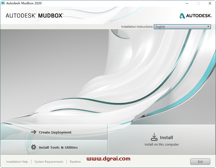 Autodesk mudbox 2020【Mudbox2020】中文版安装教程