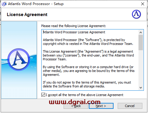 Atlantis word processor v4.2安装教程