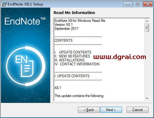 EndNote X8.1【文献管理软件】中文版安装教程