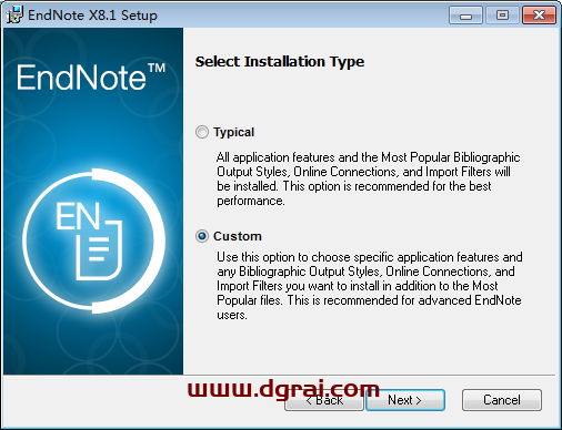 EndNote X8.1【文献管理软件】中文版安装教程