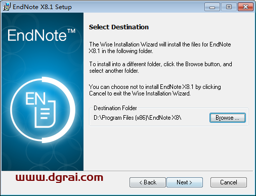 EndNote X8.1【文献管理软件】中文版安装教程