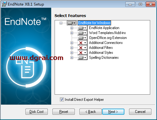 EndNote X8.1【文献管理软件】中文版安装教程