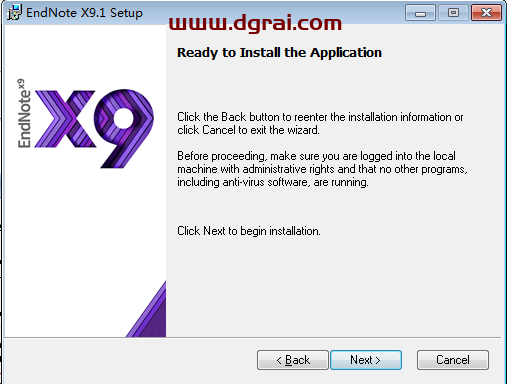 EndNote X9.1【文献管理软件】汉化版安装教程