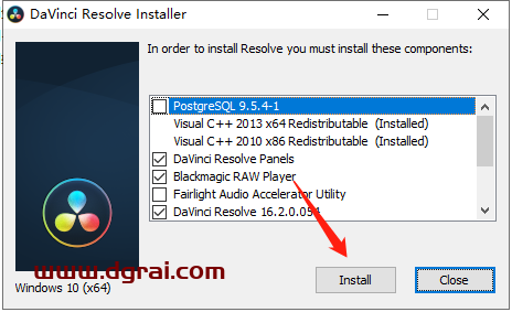 DaVinci Resolve达芬奇 16.2安装教程