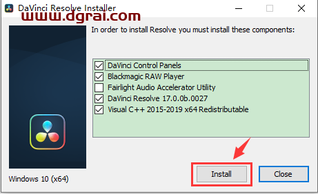 DaVinci Resolve达芬奇 17.0安装教程