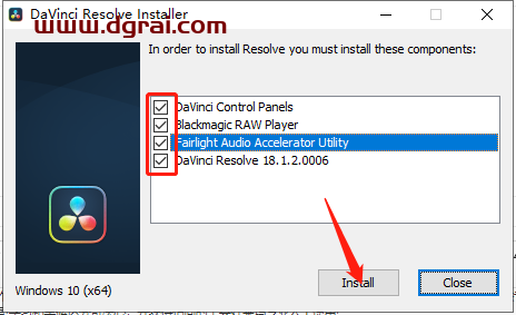 DaVinci Resolve达芬奇 18.1.2安装教程