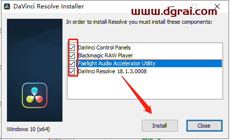 DaVinci Resolve达芬奇 v18.1.3安装教程