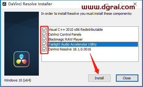 DaVinci Resolve达芬奇 v18.1安装教程
