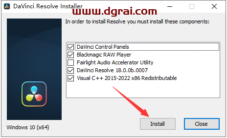 DaVinci Resolve达芬奇 18安装教程