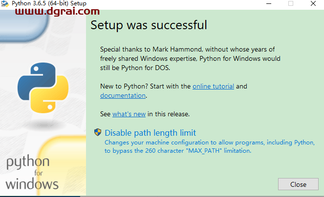 Python3.6.5安装教程