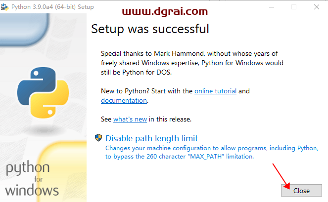 Python 3.9.0安装教程