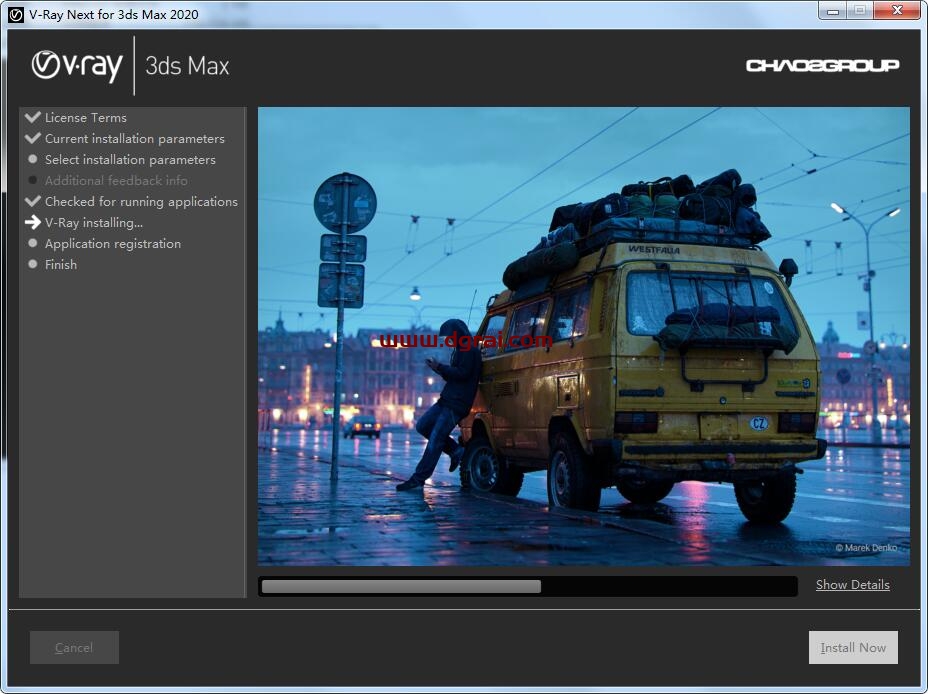 VRay4.2【VR4.2渲染器】Next for 3dmax2020安装教程