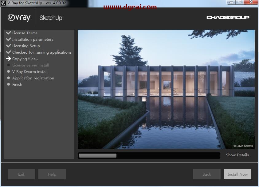 vray4.0 for sketchup【草图大师2016/2017/2018/2019渲染器】顶渲简体中文版安装教程
