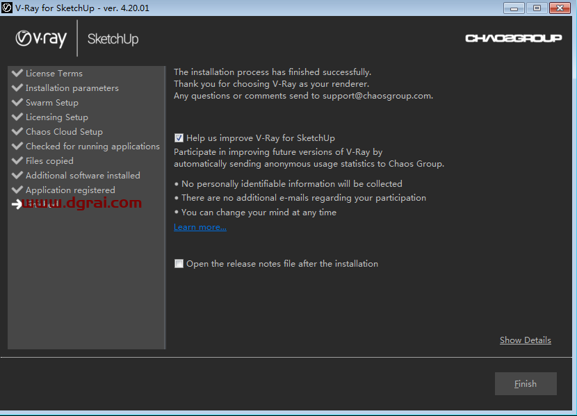 vray4.2 for sketchup【草图大师2016/2017/2018/2019/2020渲染器】简体中文版安装教程