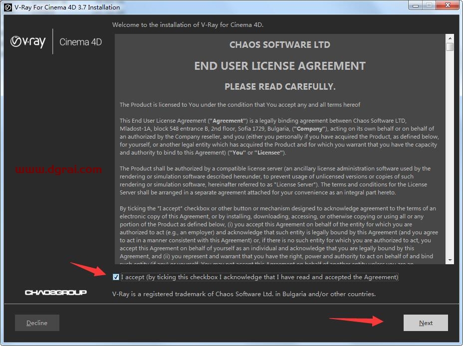 VRay3.7 for C4D【支持r17/r18/r19/r20】渲染器安装教程