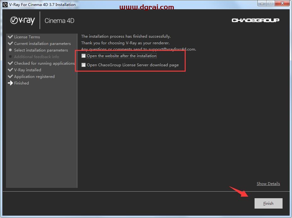 VRay3.7 for C4D【支持r17/r18/r19/r20】渲染器安装教程