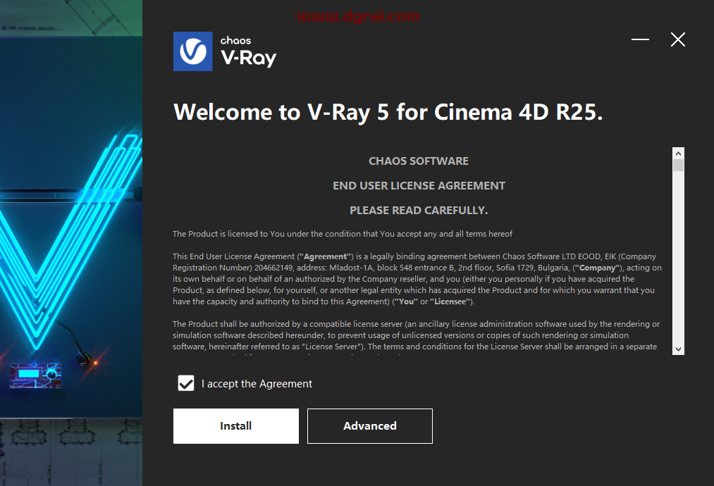 VRay 5.2 for C4DR20/S22/R23/S24/r25【汉化版】安装教程