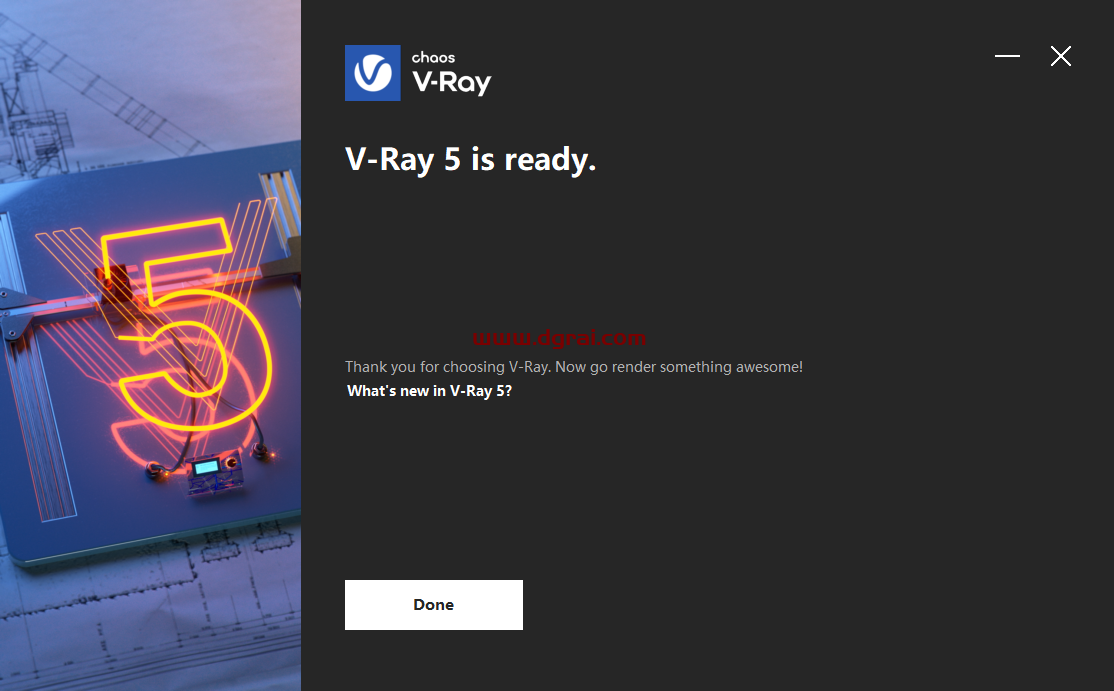 【C4D Vray渲染器】 VRay 5.20.06 for Cinema 4D R20/R21/R22/R23/S24/R25/R26 安装教程