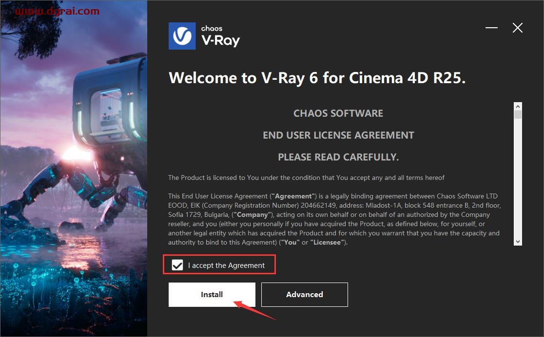 【VRay 6.00.03渲染器下载】 VRay 6.00.03 for C4D R21-2023 免费版安装教程