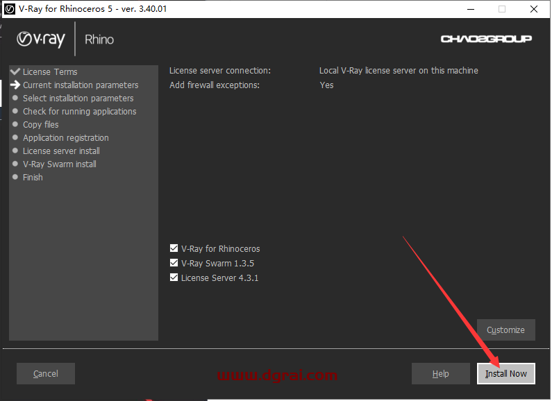 vray3.4 for rhino【支持rhino5】渲染器安装教程