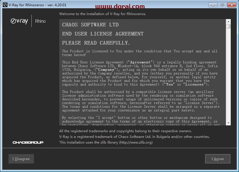 vray4.2 for rhino【支持rhino5，6，7】渲染器安装教程