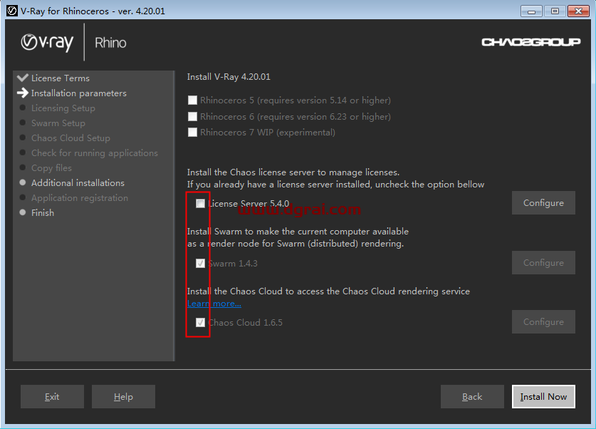 vray4.2 for rhino【支持rhino5，6，7】渲染器安装教程