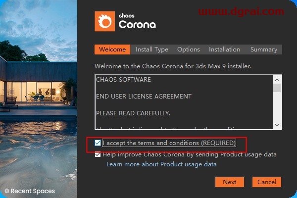 【CR9.0】Chaos Corona9 for 3ds Max 2016-2023 汉化版安装教程