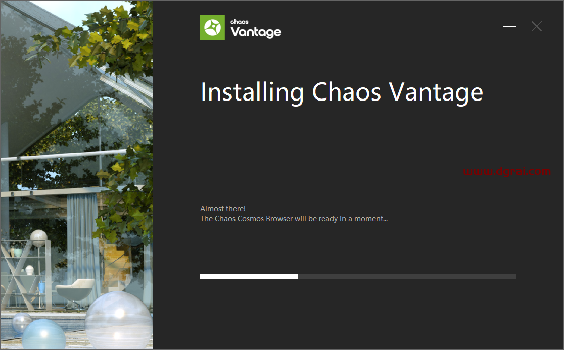 chaos vantage 1.0.2【实时光追渲染引擎】简体中文版安装教程