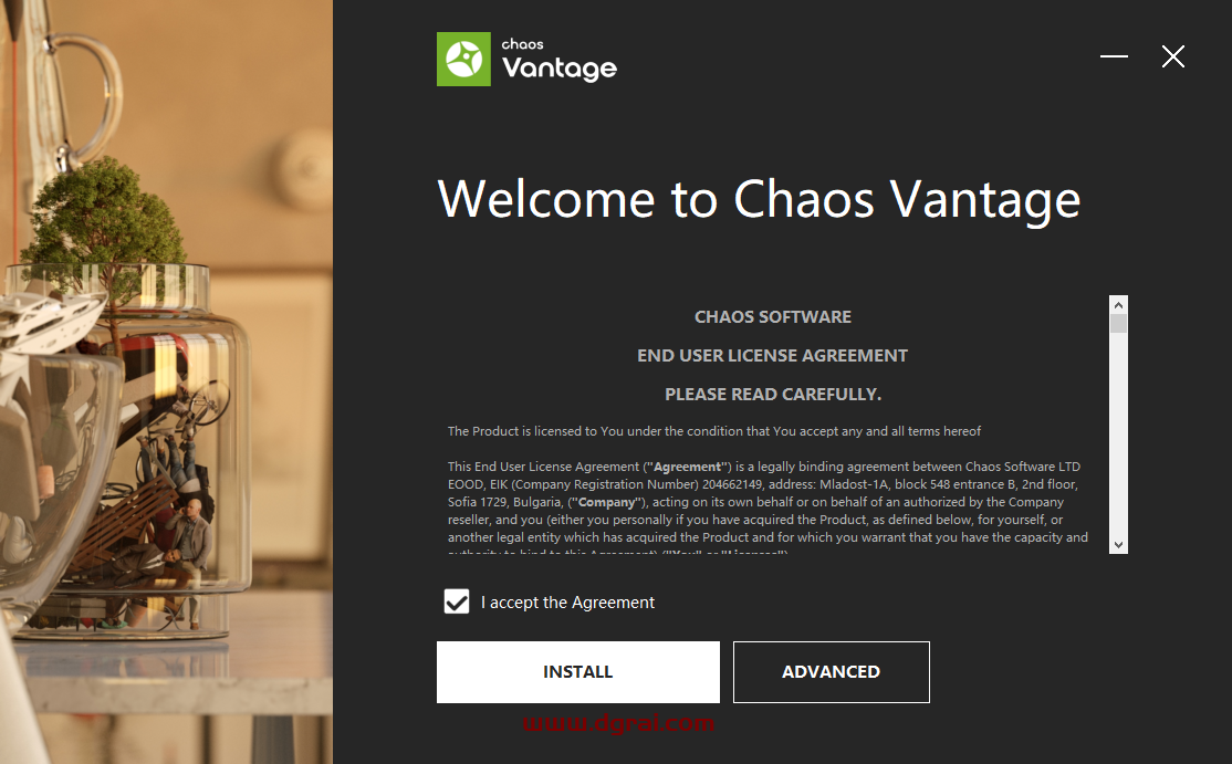 Chaos Vantage v1.6.2【实时光线追踪渲染器】安装教程