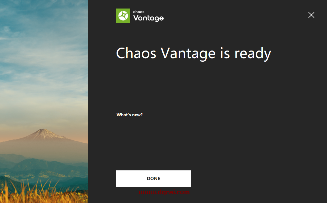 Chaos Vantage v1.7.3【实时光线追踪渲染器】安装教程