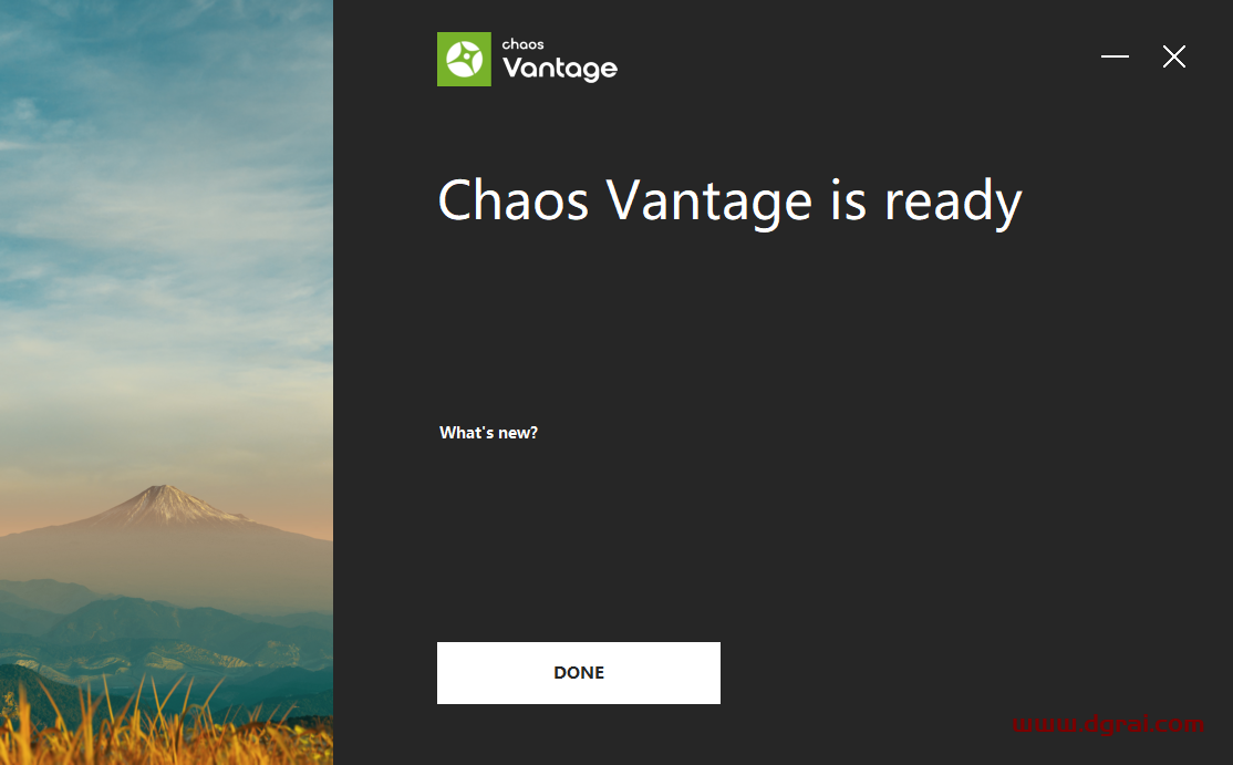 Chaos Vantage v1.8.2【实时光线追踪渲染软件】安装教程