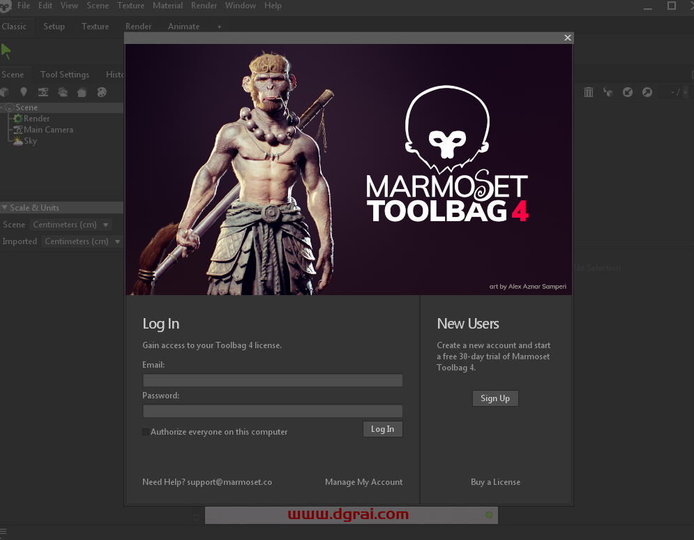 八猴渲染器4.02【Marmoset Toolbag 4.02】安装教程