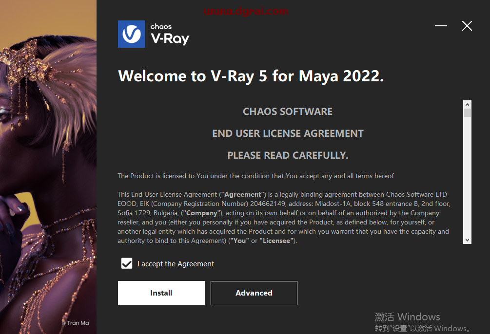 VRay渲染器下载【VRay5.2 for Maya2018/2019/2020/2022/2023】安装教程