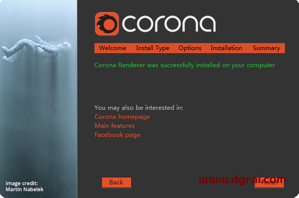 Corona Renderer 3.2 【CR渲染器3.2】 for Cinema 4D R14-R20 安装教程