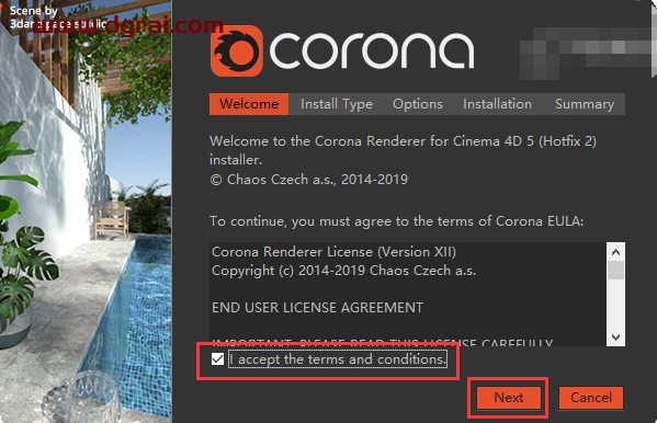 Corona Renderer 5.2 【CR渲染器5.2】for Cinema 4D R14 – R21安装教程